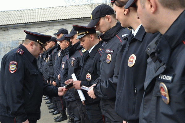 Сотрудники полиции в России